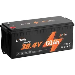 LiTime 36V 60Ah Golf Cart LiFePO4 Batterie - Leistungsstarke Lithium-Ionen-Batterie für Golfwagen und Elektrofahrzeuge. Mit 2304 Wh Energie und 120A BMS bietet sie Sicherheit und eine längere Laufzeit bei geringem Gewicht. Ideal für vielseitige Anwendungen.