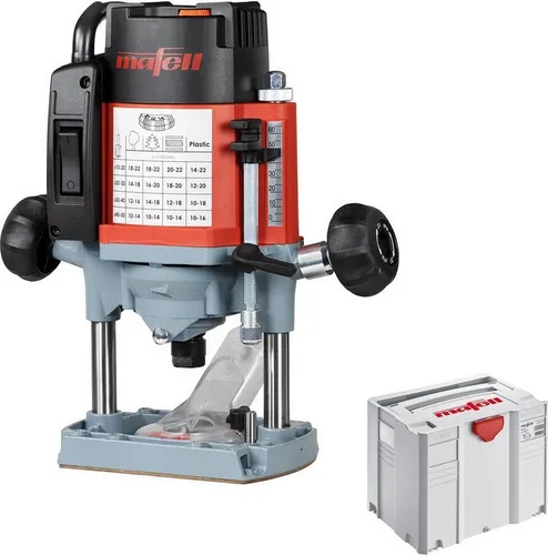 Mafell LO 65 Ec Oberfräse im Koffer - Fräsen, leistungsstarke 2600W Oberfräse mit variabler Drehzahl für präzise Ergebnisse und Mobilität im praktischen Koffer.