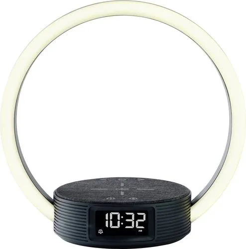 BEURER WL 65 Wake up+Charge Wecker - Wecker mit Sonnenaufgangssimulation und Qi-Ladefunktion für sanftes Aufwachen. Integriertes LED-Stimmungslicht mit 6 Farben und individuellem Weck- sowie Einschlafmelodien für maximalen Komfort.