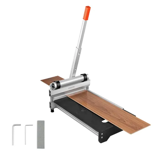 VEVOR Vinylschneider 330 mm – Flexibler Laminatschneider - Praktischer Vinylschneider mit 330 mm Schnittlänge und 16 mm Schnittstärke. Einstellbare Winkel und flexible Räder ermöglichen präzise Schnitte für verschiedene Plattenarten. Ideal für den professionellen Einsatz.