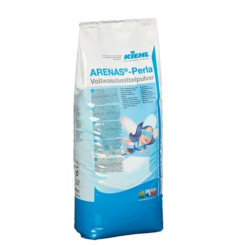 Kiehl Waschpulver ARENAS-Perla 15 kg - Phosphatfreies Vollwaschmittel - Waschpulver für Bunt- und Weißwäsche, bietet hervorragende Fleckenentfernung und hohen Weißgrad bei 30-90 °C. Ideal für alle, die auf umweltfreundliche Reinigung setzen.