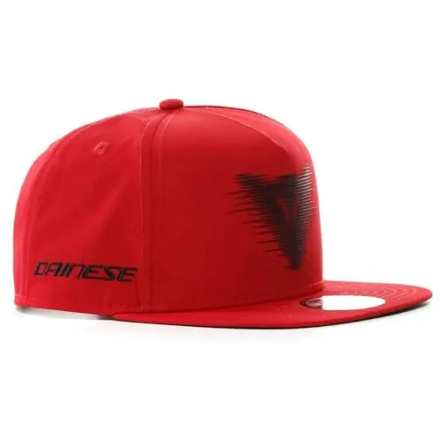 Dainese - #C11 Speed Demon Veloce 9Fifty Snapback Cap, Flache Schirmmütze Logo, für Männer und Frauen, Rot, N