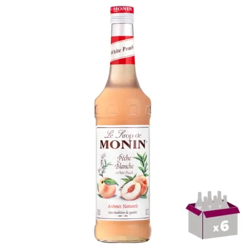 Lot de 6 Sirop - Pêche blanche - 70cL