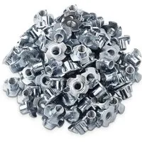 SOTECH 100 Stück Einschlagmuttern M6 x 10 mm