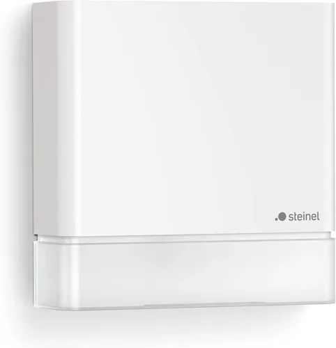 Steinel Bewegungsmelder IS 180 Digi Weiß - Eleganter 180-Grad Infrarotsensor, digitale Zonenanpassung und Bluetooth-Steuerung für optimale Sicherheit im Garten