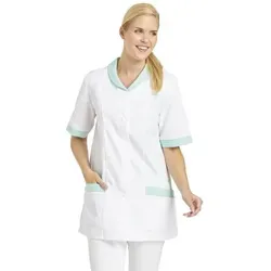 Kasack Damen mint 08/800/14 - Größe 46, grün - Arbeits- & Schutzkleidung, atmungsaktives Material für optimalen Komfort während des Arbeitstags.