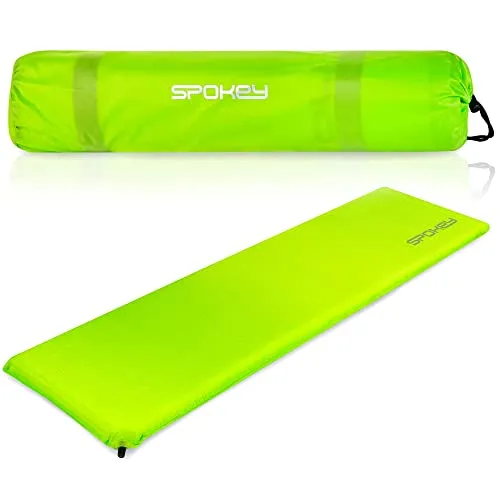 SPOKEY Fatty Selbst Aufblasen Camping Matte 180 x 50 cm Dick 5cm hoch thermische, ultraleichte Schlafmatte, PVC aufblasbare Matte für Wandern, Zelt und Backpacking