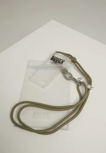 Urban Classics Halskette Phone Necklace with Additionals I Phone 8 Transparent/O