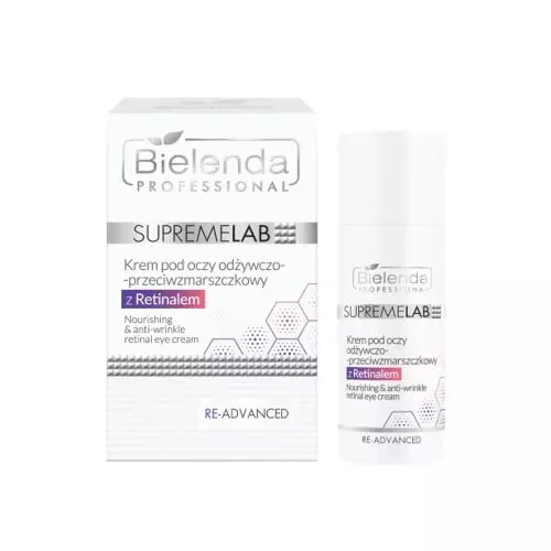Bielenda Professional Supremelab Augen Nährstoff Anti Falten Creme mit Retinal, 15ml