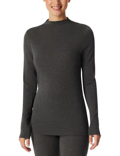 Schiesser Damen Langarmshirt mit Rolli - Premium Warming - Hochwertiges Damen Langarmshirt mit Rollkragen für angenehme Wärme und hohen Tragekomfort. Ideal für kühle Tage und vielseitig kombinierbar.