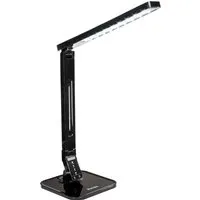 tectake Schreibtischlampe mit USB Anschluss, Warmweiß, LED, 14 W - Schreibtischlampe mit USB Anschluss, dimmbar und perfekt für jede Stimmung. Mit Touchpanel und 4 Lichtmodi für Lesen, Entspannen und Arbeiten.