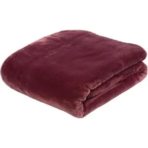 Gözze Wohndecke Premium Cashmere Feeling, Beere - Bettdecken mit luxuriösem Cashmere Feeling, kuschelig weich und ideal für gemütliche Abende. Pflegeleicht und OEKO-TEX® zertifiziert.