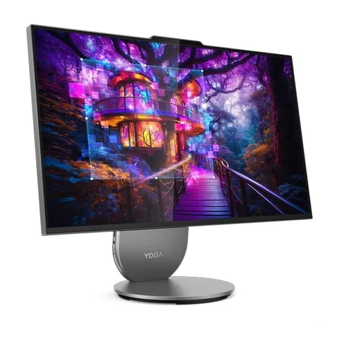 Lenovo Yoga AIO 27i Ultra 9 - Kreativer All-in-One-PC - Desktop Computer mit KI-gestütztem 27″ Display, flexiblem Design und Intel® Core™ Ultra 9 Prozessor für maximale Kreativität und Produktivität.