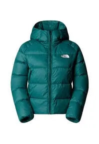 The North Face Women Hyalite Down Hoodie TNF Black (XL) - Jacke aus recycelten Daunen mit 600er Füllkraft, leicht und warm, ideal für Wanderungen und Outdoor-Aktivitäten – Style trifft Funktion!
