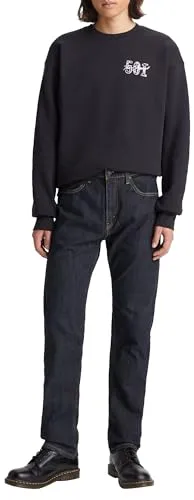 Levi's Herren Jeans Dark Rinse 31W/32L - Jeans mit geradem Bein und bequemer, weiter Passform, gefertigt mit Stretch für ganztägigen Komfort und optimale Bewegungsfreiheit.