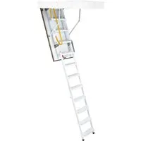 Minka Dachbodentreppe Steel 120 cm x 60 cm - Stabile Bodentreppe aus Stahl für sicheren Zugang zum Dachboden, bis 150 kg belastbar und flexibel kürzbar. Ideal für gängige Deckenöffnungen und harmonische Integration in jeden Raum.