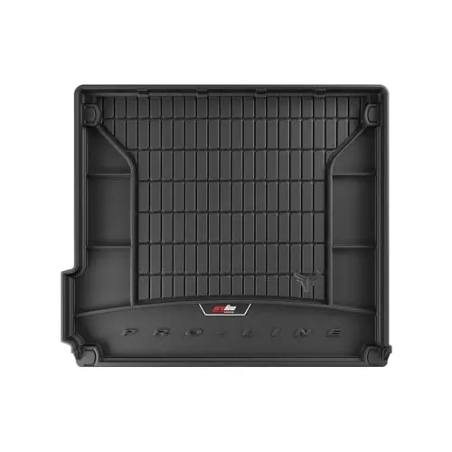 FROGUM ProLine 3D Gummimatte Exklusive Auto Kofferraummatte Kofferraumwanne mit Logo für BMW X5 F15 2013-2018 | Bequemer Organiser | Die höchsten Kanten | Elegantes Design
