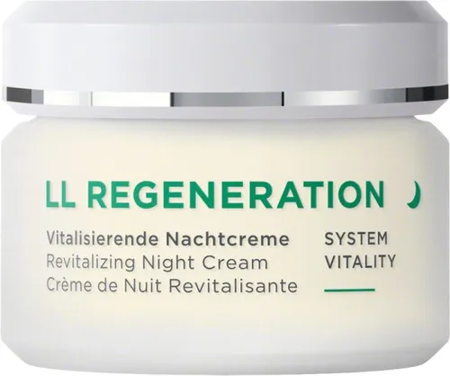 Annemarie Börlind LL Regeneration Nachtcreme 50 ml - Gesichtspflege mit revitalisierender Formel für eine erholte Haut über Nacht, ideal zur Unterstützung der Regeneration.