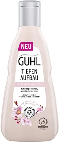 Guhl Tiefen Aufbau Shampoo - 250 ml - Mit Baobab-Öl - Strapaziertes & beanspruchtes Haar - Regeneriert, kräftigt & schützt