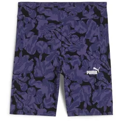 PUMA Damen ESS NATURE 2.0 High-Waist AOP Short Leggings 7" jogginghose damen, Blue Crystal,