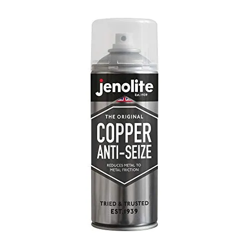 JENOLITE Anti-Seize aus Kupfer – 400 ml (beständig gegen hohe Temperaturen, schützt vor Korrosion und Anfällen, verhindert Bremsenquietschen)