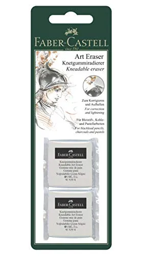 Faber-Castell 127155 - Knetgummi Art Eraser, 2 Stück