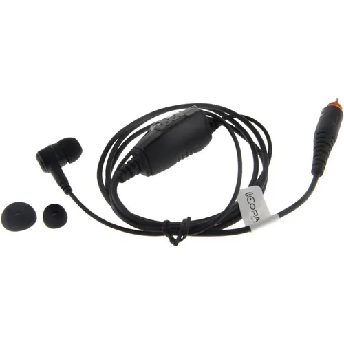 Akkuplanet CoPacks GES-PA1 - Kabelgebundenes In-Ear Headset für Motorola CLP446e - Hochwertiges In-Ear Headset für klare Kommunikation, ideal für den professionellen Einsatz mit Motorola CLP446e.