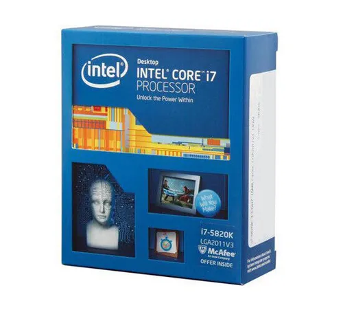Intel Core i7-5820K Prozessor 6x 3.30GHz ohne Kühler - Leistungsstarker Intel Core i7-5820K mit 6 Kernen für anspruchsvolle Anwendungen. Ideal für Gamer und Kreative, die hohe Leistung benötigen.