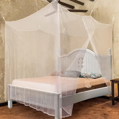 XXL Doppelbett Moskitonetz Insektenschutz Kasten-Moskitonetz mit Doppelöffnungen