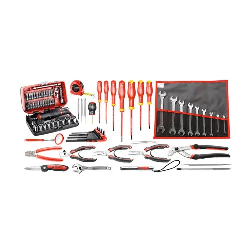 FACOM Elektromechanisches Sortiment, 80 Werkzeuge, CM.EM40A - Heizdecken Set mit 80-tlg. elektromechanischem Sortiment, ideal für präzise Arbeiten und vielseitige Anwendungen.