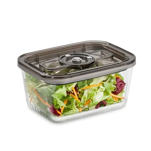 CASO VacuBoxx Eco L - Vakuum-Frischebehälter 1500 ml, BPA-frei und hitzebeständig für druckempfindliche Lebensmittel
