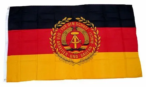 Flagge / Fahne DDR NVA Truppenfahne Hissflagge 90 x 150 cm