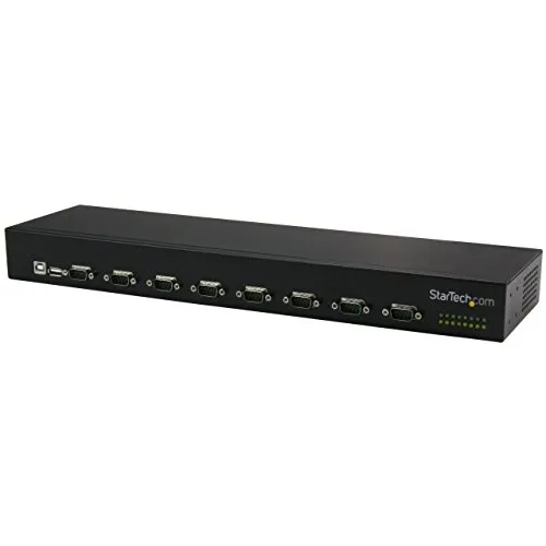 StarTech.com 8-Port USB auf Seriell Adapter Hub - Erweitern Sie Ihre Anschlussmöglichkeiten mit diesem rackmontierbaren Hub. Er bietet acht serielle RS232-Ports aus einem USB-Port, ideal für professionelle Anwendungen.