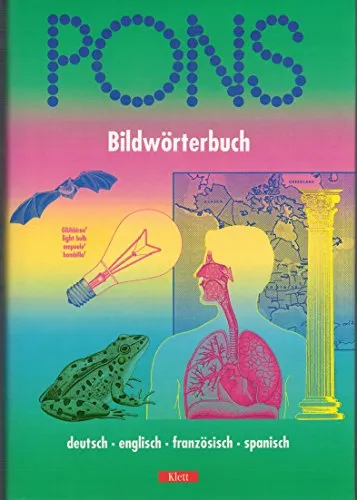PONS Wörterbuch, Bildwörterbuch, Deutsch-Englisch-Französisch-Spanisch: Englisch-Französisch /Spanisch-Deutsch