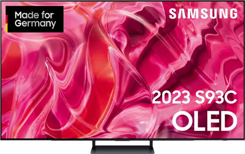 Samsung GQ55S93CATXZG grau 4K TV - OLED Fernseher mit 55 Zoll, beeindruckender 4K Bildqualität und Quantum Dot Technologie für lebendige Farben und tiefes Schwarz. Ideal für ein unvergessliches Heimkinoerlebnis.