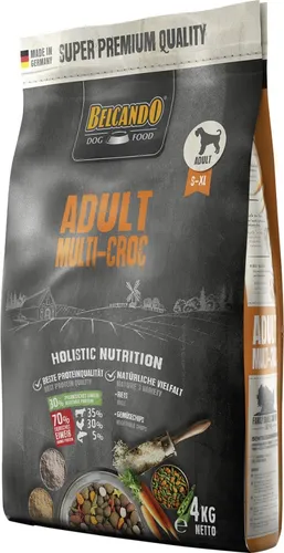 Belcando Multi Croc Hundetrockenfutter Adult 4 kg Geflügel & Rind