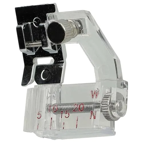 vhbw Bandeinfasser kompatibel mit AEG, Brother, Husqvarna, Janome, Juki, Pfaff, Singer, Toyota Nähmaschine Ersatzteil Zubehör
