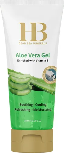 H.B. Dead Sea Minerals Körpergel Health&Beauty Aloe Vera Gel mit Totes-Meer-Mineralien 180ml