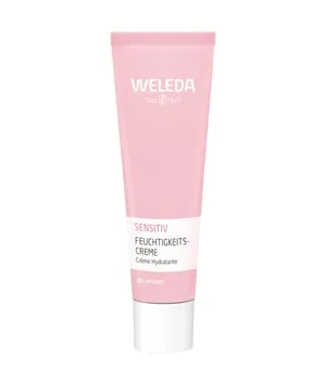 Weleda Sensitiv Feuchtigkeitscreme Mandel - Arzneimittel zur Beruhigung sensibler, trockener Haut mit Bio-Mandelöl. Stärkt die Hautbarriere und lindert Juckreiz für ein angenehmes Hautgefühl.
