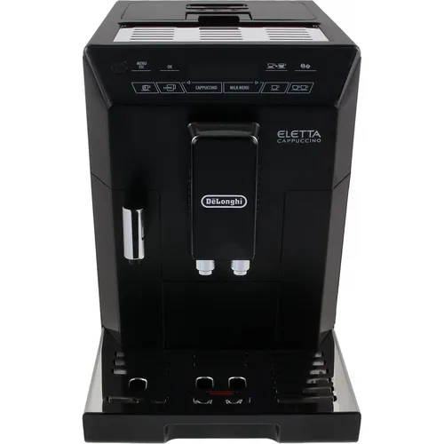 DeLonghi ECAM 44.660.B Eletta Cappuccino - Kaffeevollautomat mit neuem Milchaufschäumsystem für perfekten Cappuccino und Latte Macchiato, einfache Reinigung und hohe Energieeffizienz.
