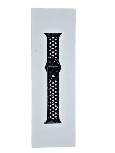 Apple Nike Sportarmband für Watch Series 8/9 - Midnight Sky (S/M) - Uhrenarmband aus hochwertigem Aluminium und Fluoroelastomer, ideal für Sport und Alltag, kompatibel mit Apple Watch Series 8 und 9.