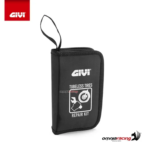 GIVI Flickzeug für schlauchlose Motorrad- und Rollerbereifung - COD.S450 - Reparatursatz für Cityräder, ideal zur schnellen und einfachen Reifenreparatur unterwegs.