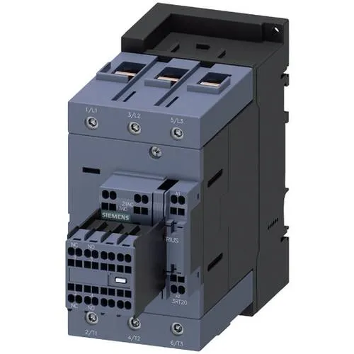 Siemens 3RT2045-3XF44-0LA2 Bahnschütz 2 Schließer, 2 Öffner 82 kW 1000 V 77 A mit Varistor 1 St.
