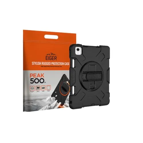 Eiger Peak 500m Case für iPad Pro 13'' (2024) schwarz - Tablet-PC-Zubehör mit robustem Schutz und elegantem Design, ideal für den sicheren Transport Ihres iPad Pro.