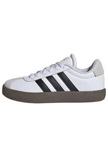 adidas VL COURT 3.0 K Kinder Sneaker - Schuhe in zeitlosem Design mit langlebigem Obermaterial und Wildleder-Elementen; ideal für aktive Kinder und den täglichen Gebrauch.