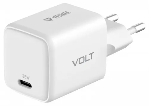 USB C 35W 3A Power delivery 3.0 QC 3.0 wall charger White YENKEE 8590669358441