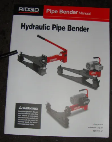 Ridgid Biegegerät Flügelkopf aufklappbar 3/8-2" - 36518 - Rohrbearbeitungswerkzeuge, flexibles und platzsparendes Design für präzises Biegen von Rohren.