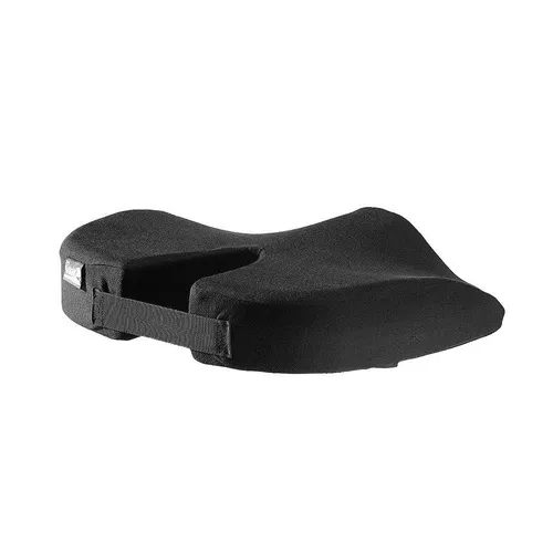 Russka Orthopädisches Sitzkissen VitaL, grau - Praktisches Steißbeinkissen mit waschbarem Bezug und Schaumstofffüllung. Fördert eine aufrechte Sitzposition und entlastet die Gelenke. Ideal für alle Sitzmöbel, mit rutschfester Unterseite und praktischem Tragegriff.