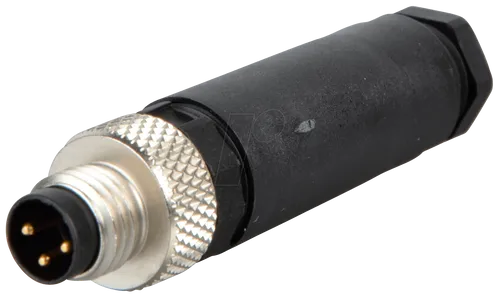 RSMCK 3 - M8-Stecker, 3-polig, Schraubverschluss