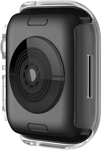 Für Apple Watch Serie 9 8 7 45mm Schock TPU Silikon Hülle Transparent